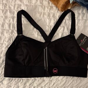 SHEFIT Black Adjustable Sports Bra